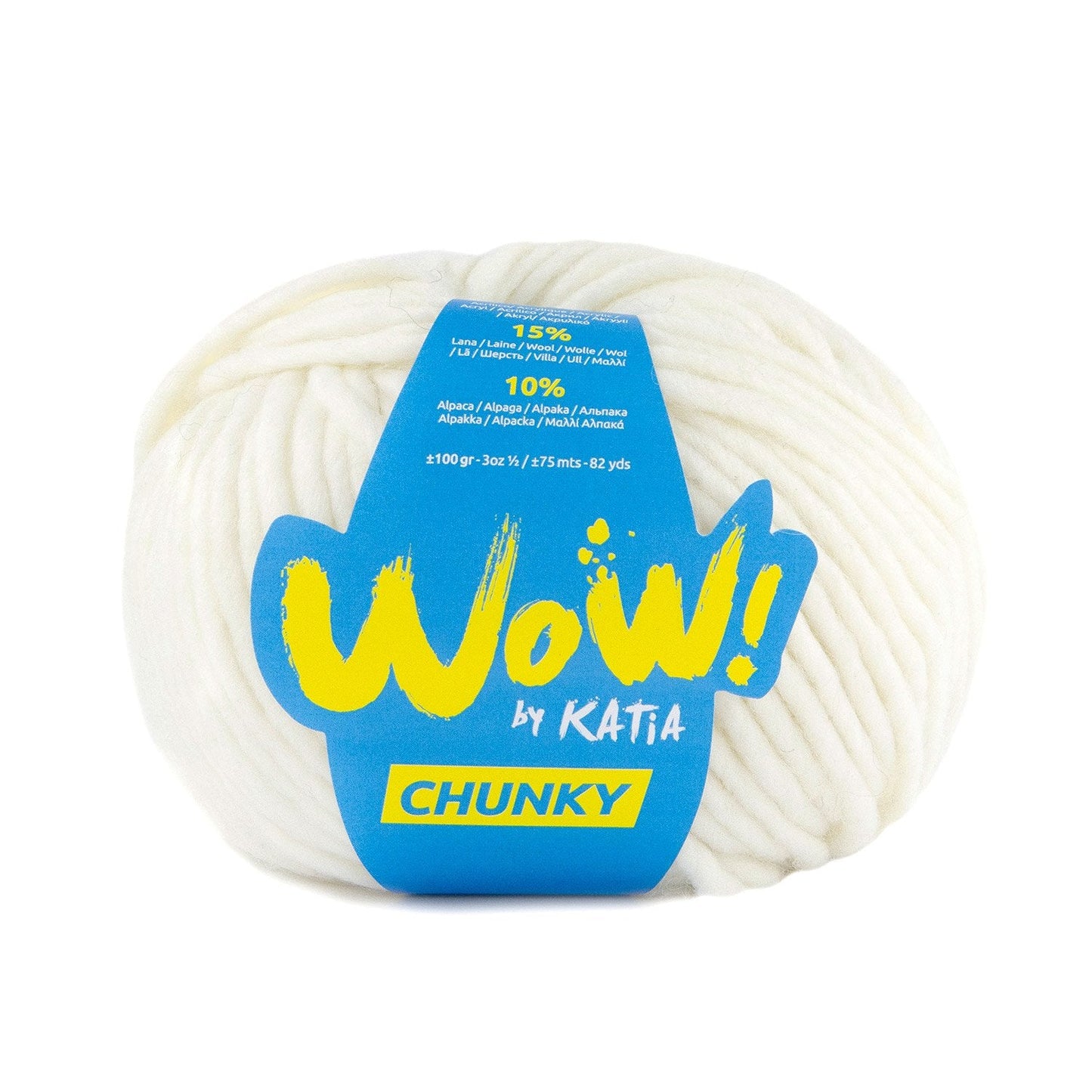 Wow Chunky Yarn 100G Col 50 Ecru