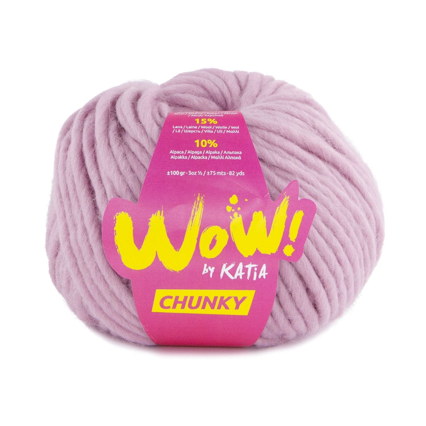 Wow Chunky Yarn 100G Col 57 Rose