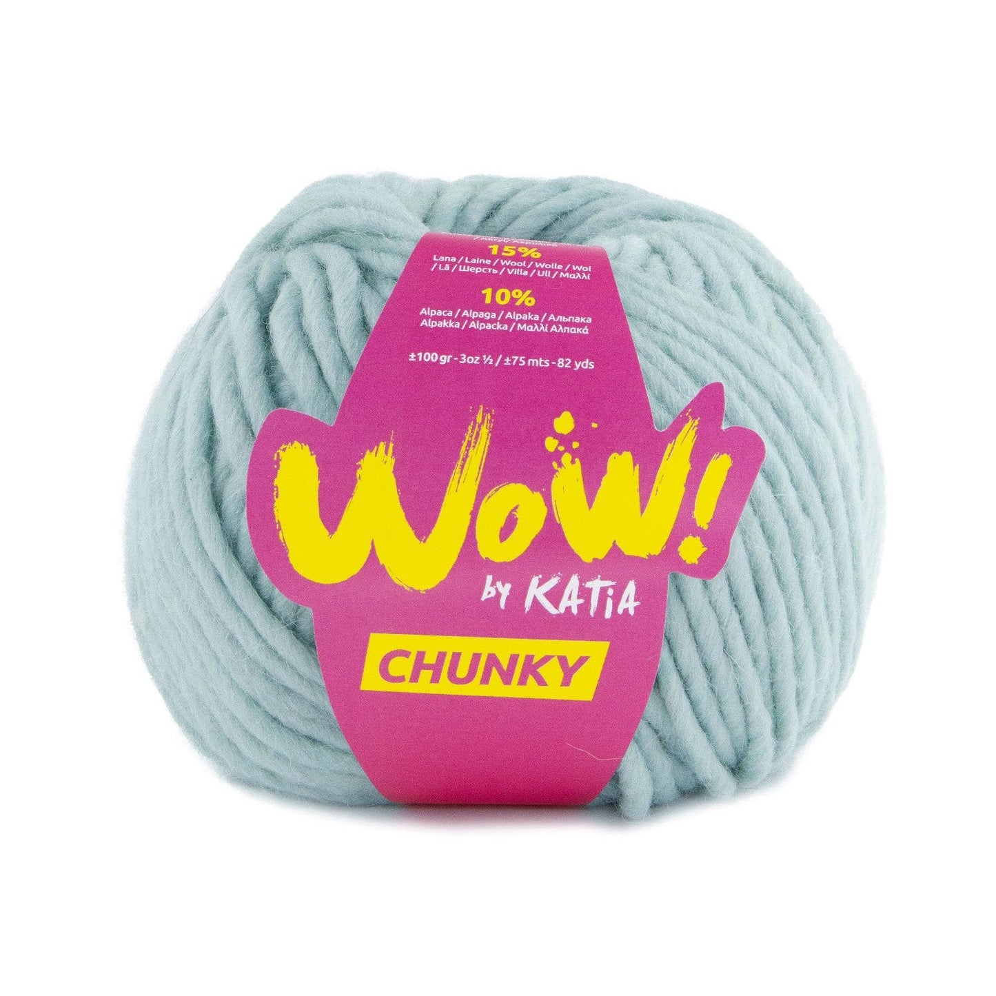 Wow Chunky Yarn 100G Col 58 Water Blue