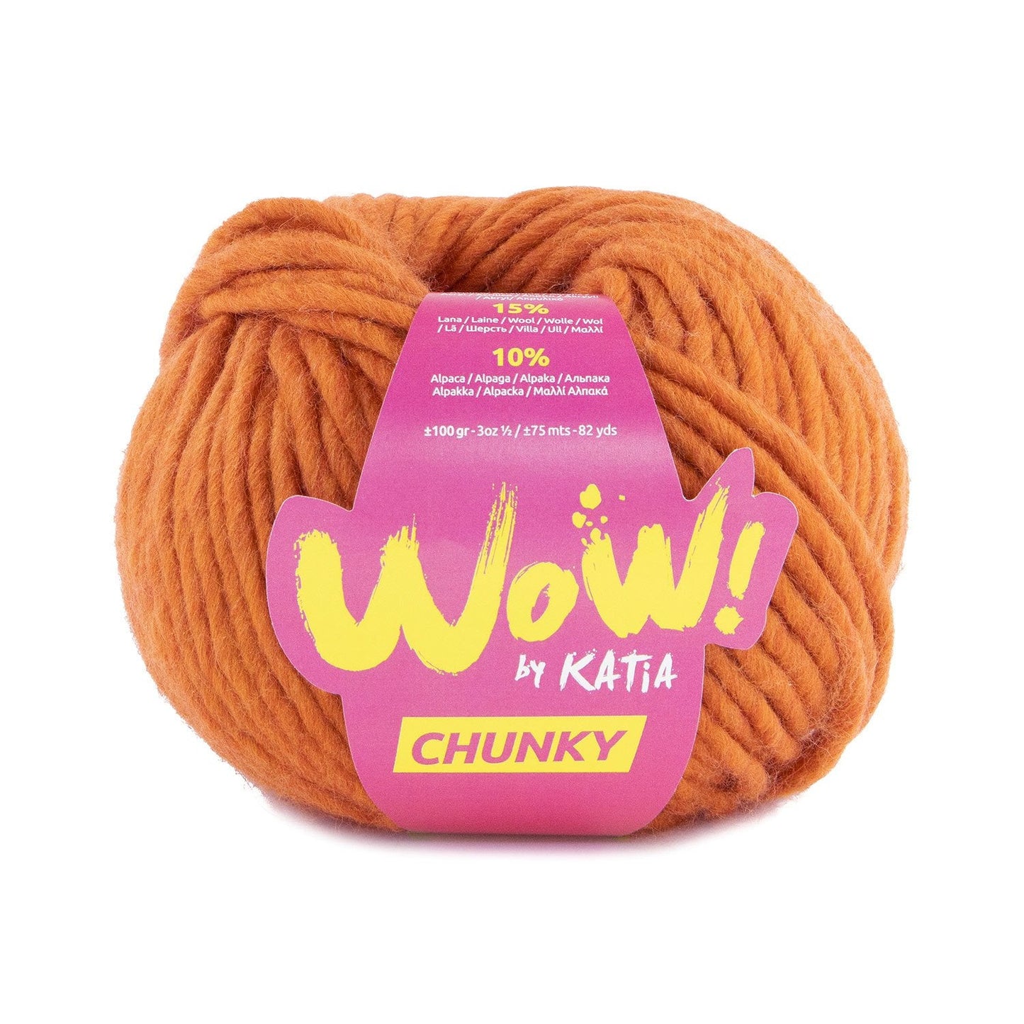 Wow Chunky Yarn 100G Col 60 Rust