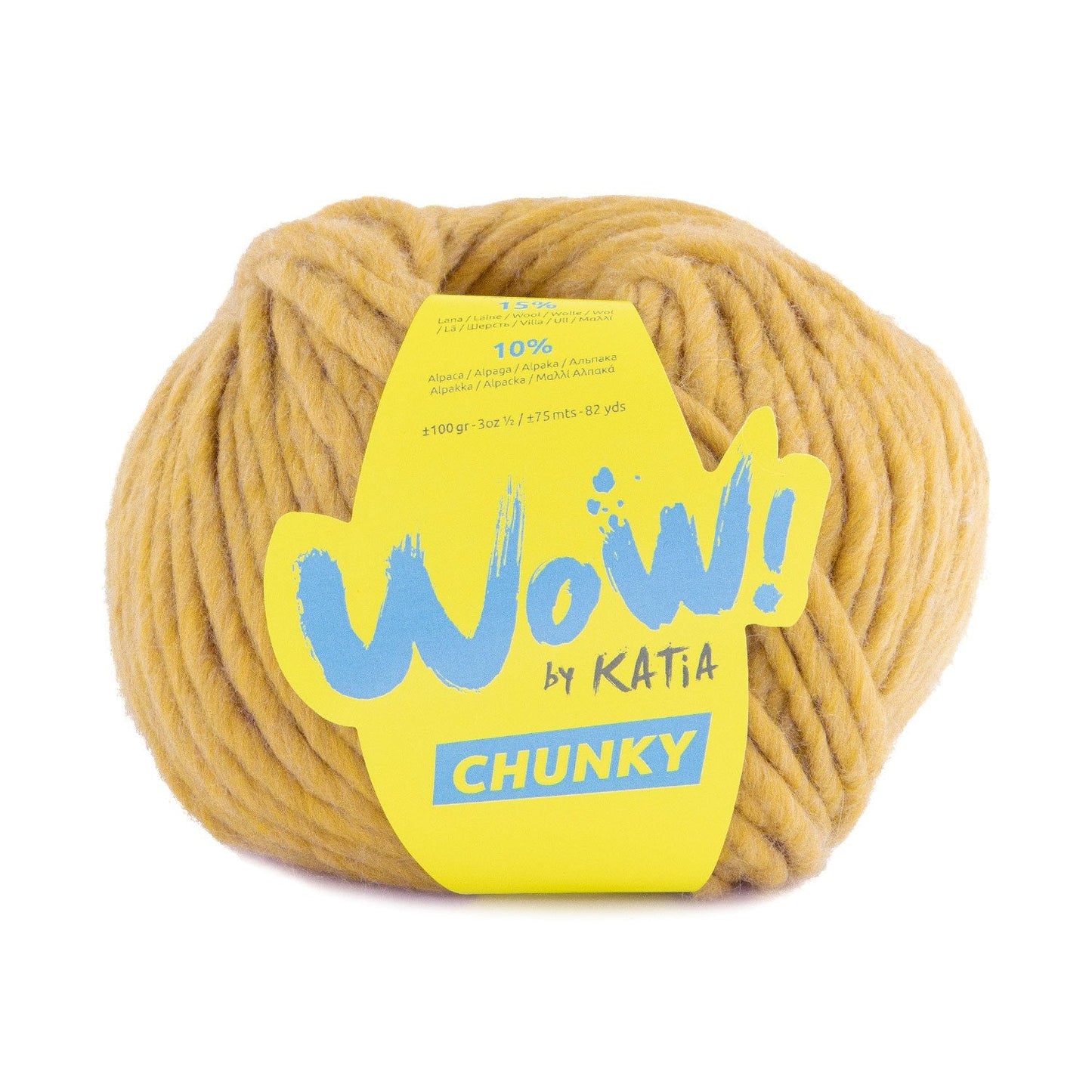 Wow Chunky Yarn 100G Col 63 Ochre