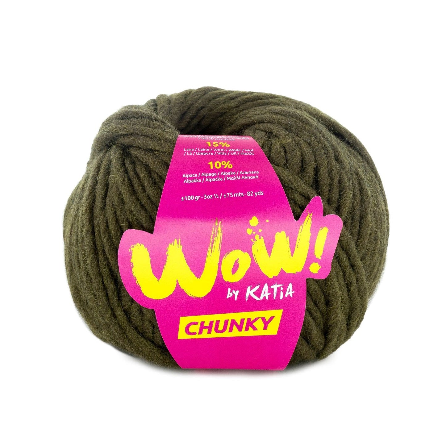 Wow Chunky Yarn 100G Col 69 Khaki