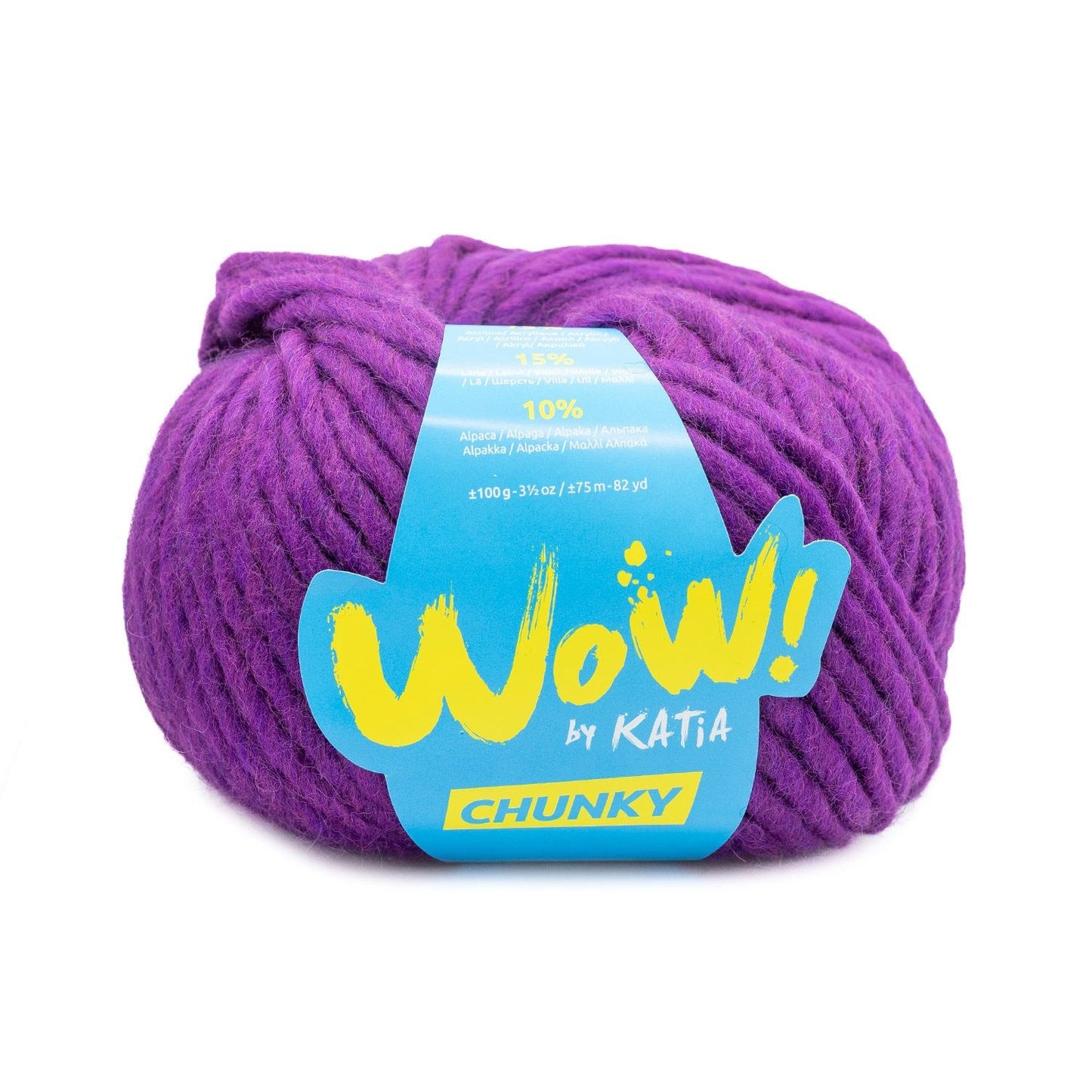 Wow Chunky Yarn 100G Col 73 Purple
