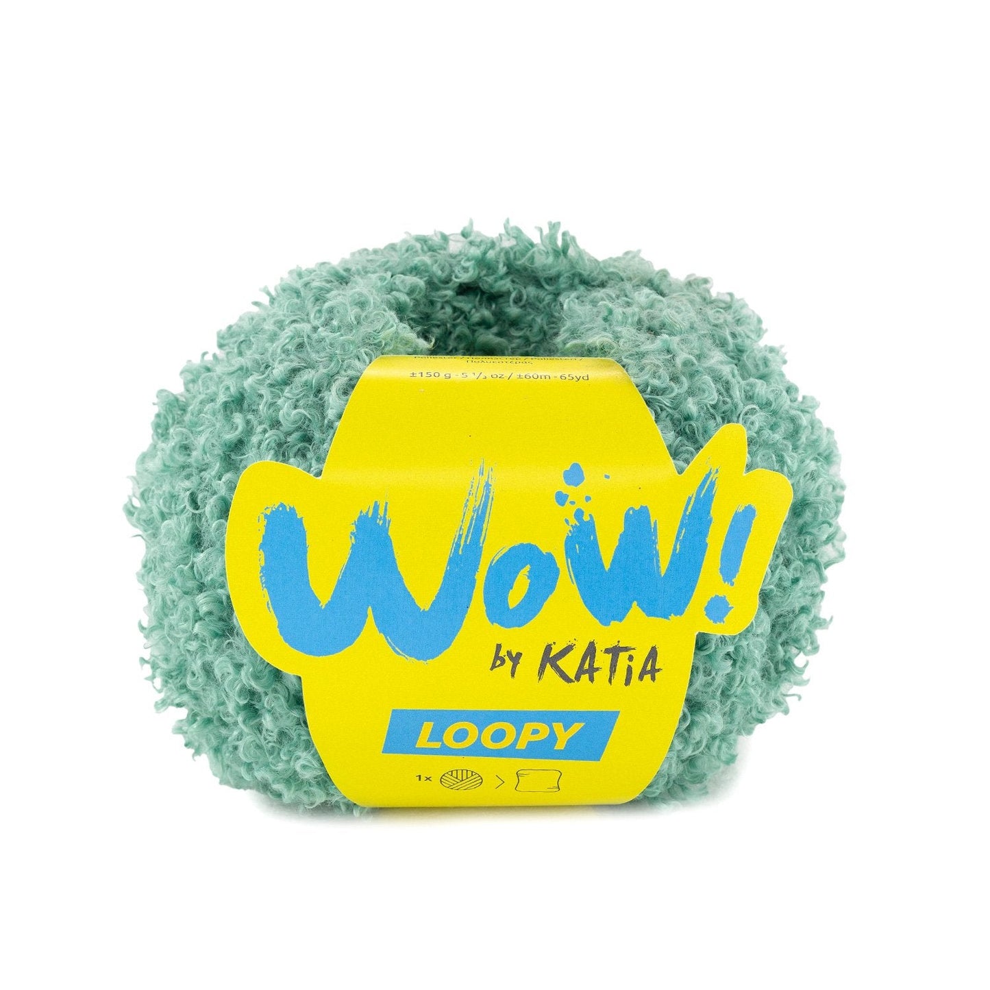 Wow Loopy Yarn 150G Col 162 Malachite