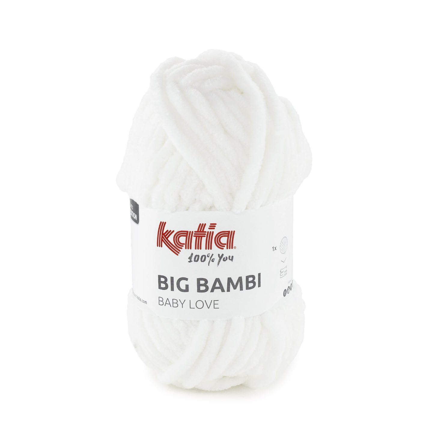 Big Bambi Yarn 100 White