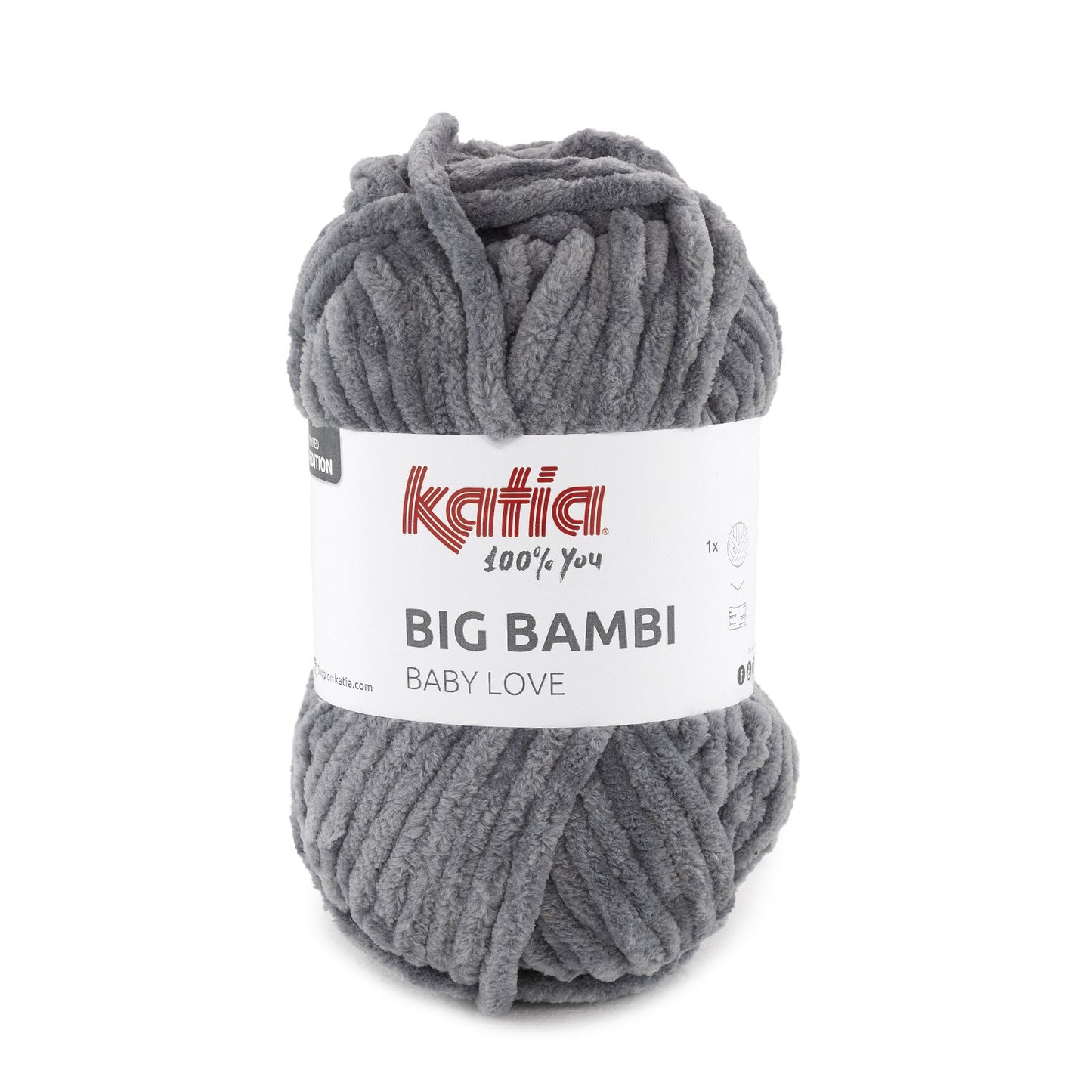Big Bambi Yarn 108 Anthracite Grey