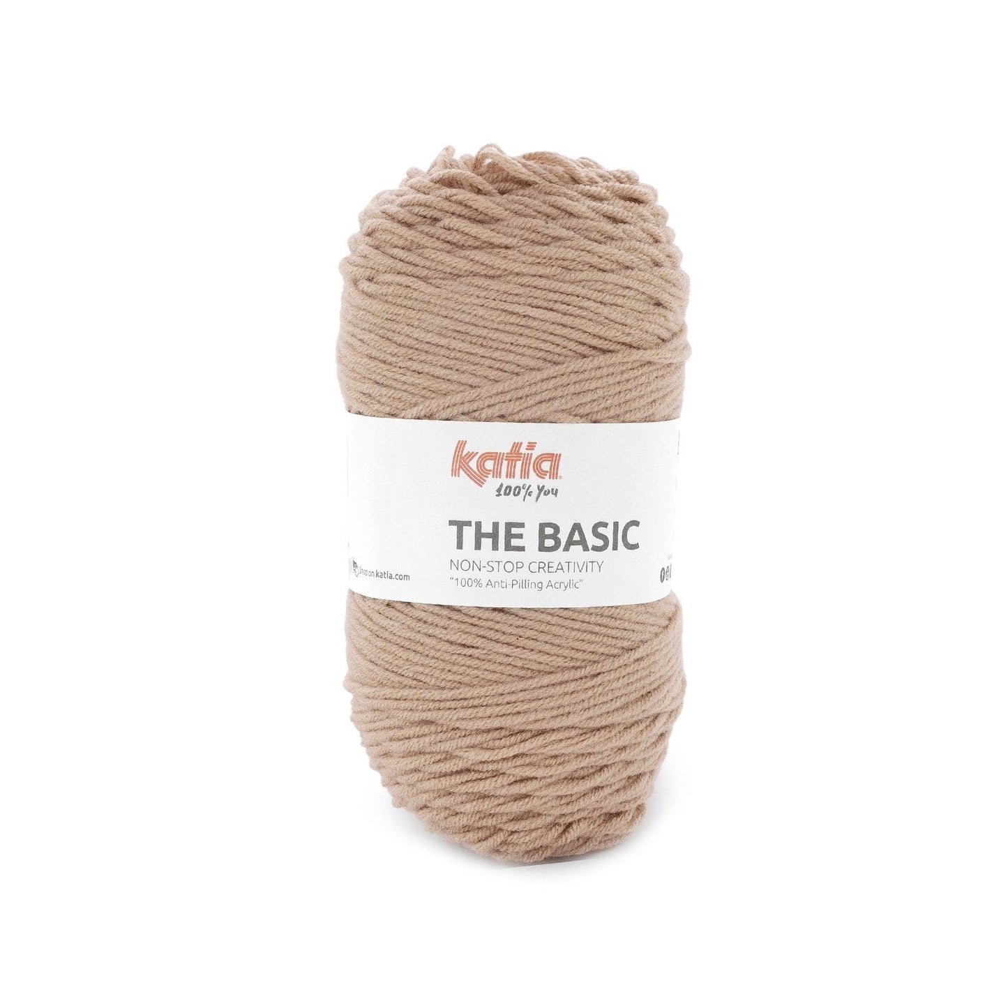 The Basic Yarn Katia 50G 101 Dark Beige