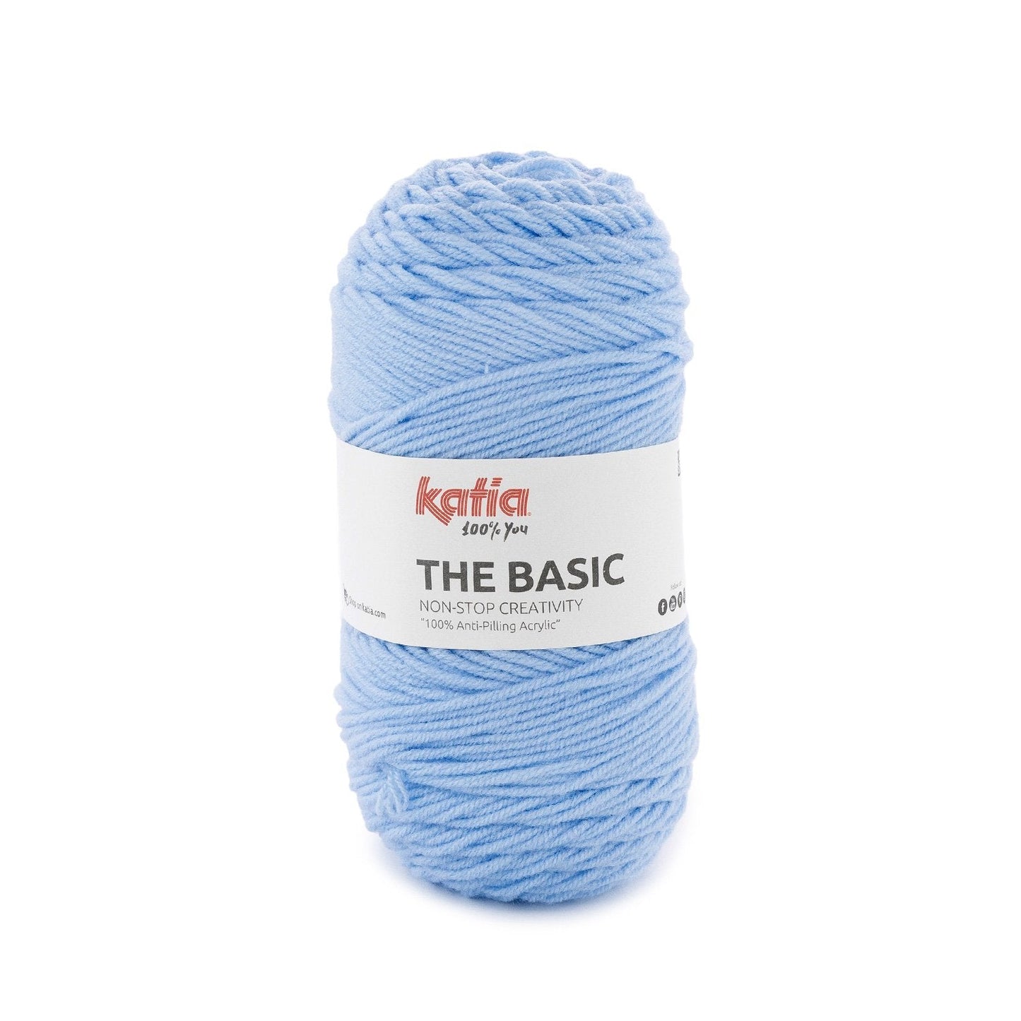 The Basic Yarn Katia 50G 50 Sky Blue
