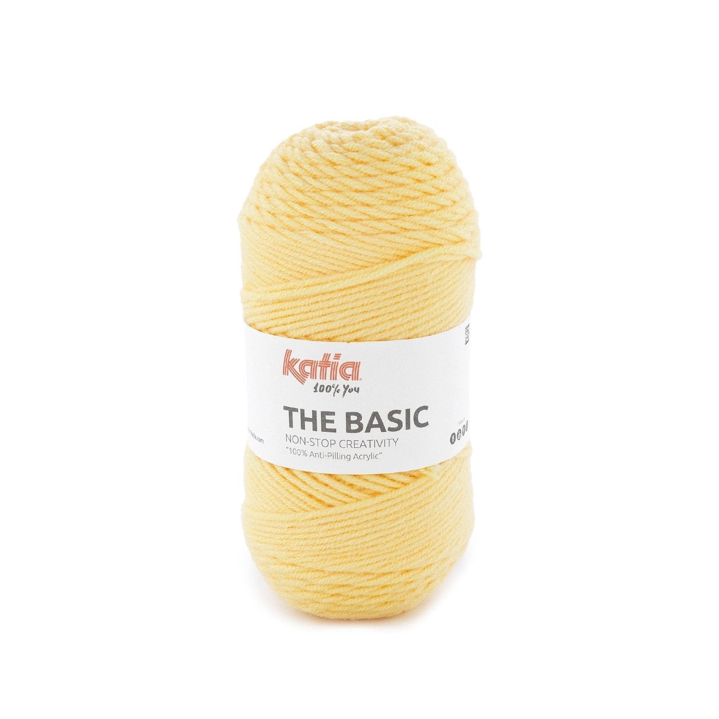 The Basic Yarn Katia 50G 70 Light Yellow