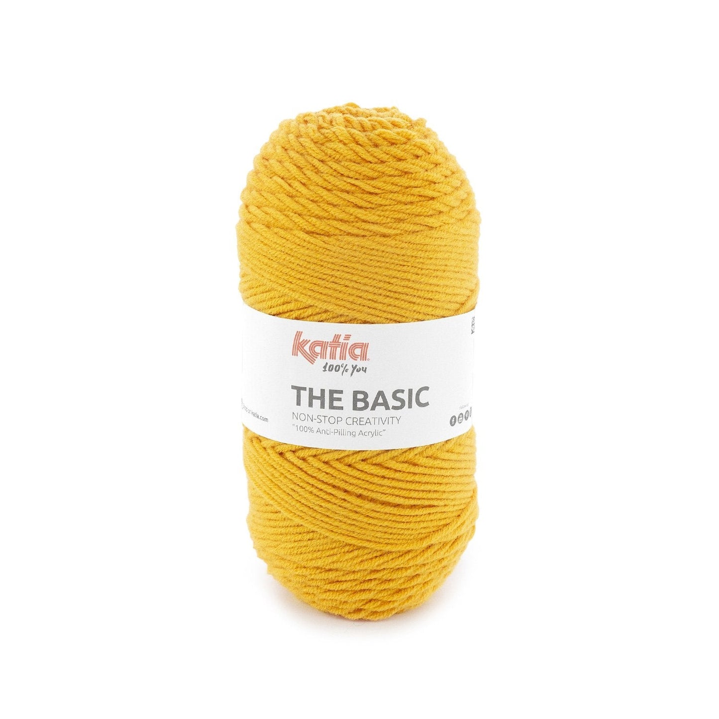 The Basic Yarn Katia 50G 7 Yellow