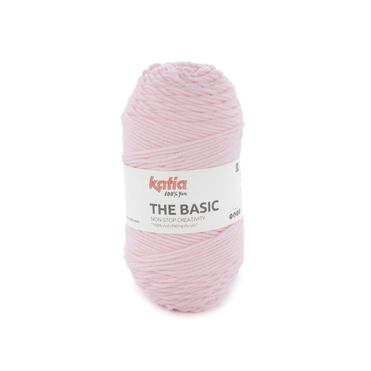 The Basic Yarn Katia 50G 90 Very Light Rose
