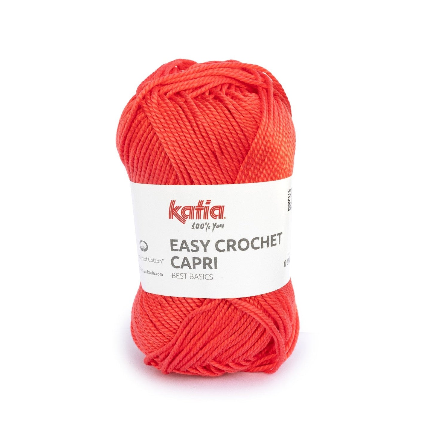 Easy Crochet Capri 50g 112 Coral Red