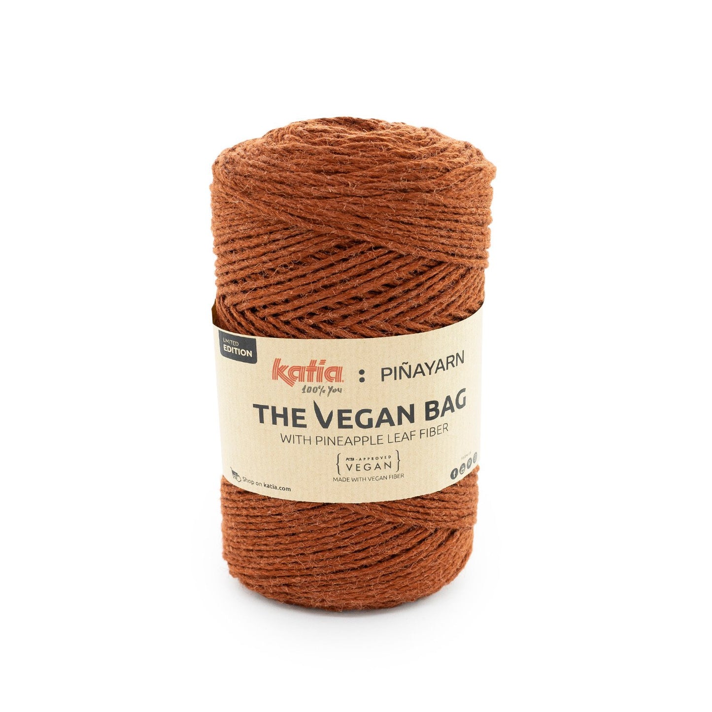 The Vegan Bag Yarn 200G Col 53 Terra Brown