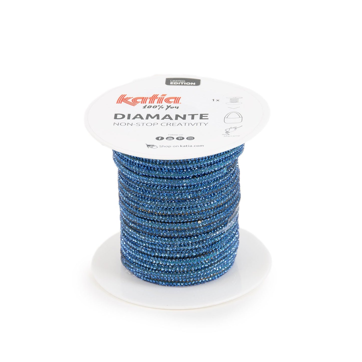 Diamante Yarn 240G Col 505 Light Sky Blue