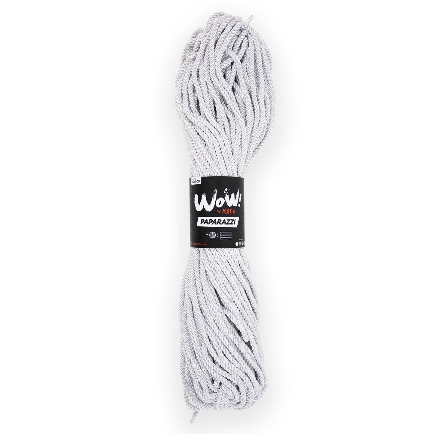 WOW! Paparazzi Yarn 400G Col 300 Silver