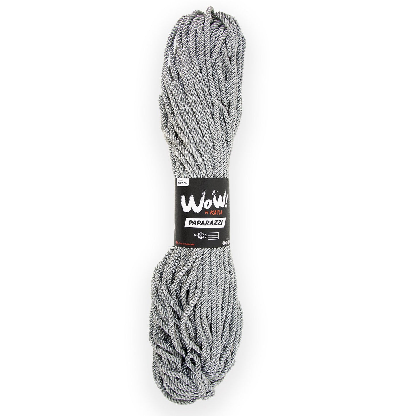 WOW! Paparazzi Yarn 400G Col 301 Grey
