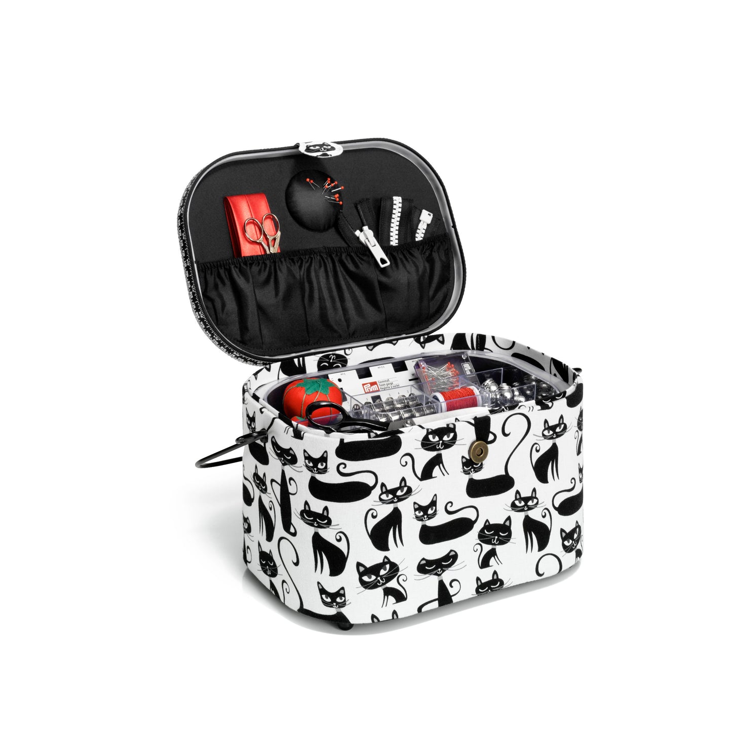 Sewing Basket L Cats