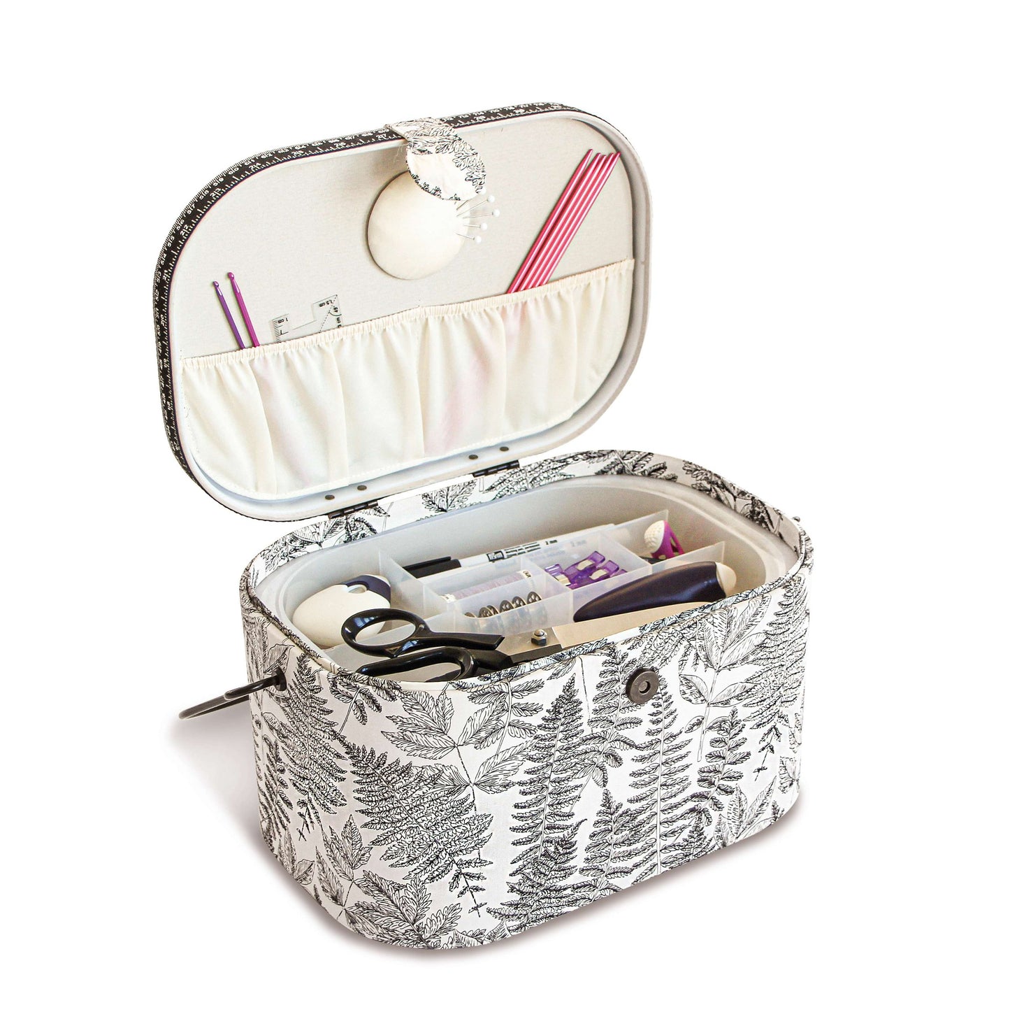 Sewing Basket L Oval Nature