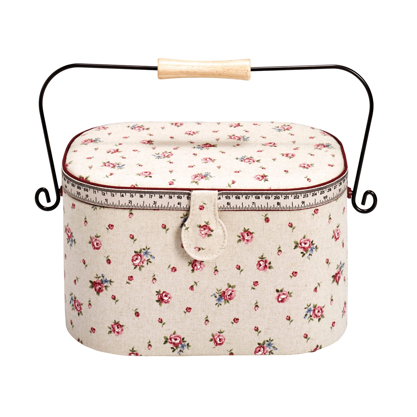 Sewing Basket L Country Rose