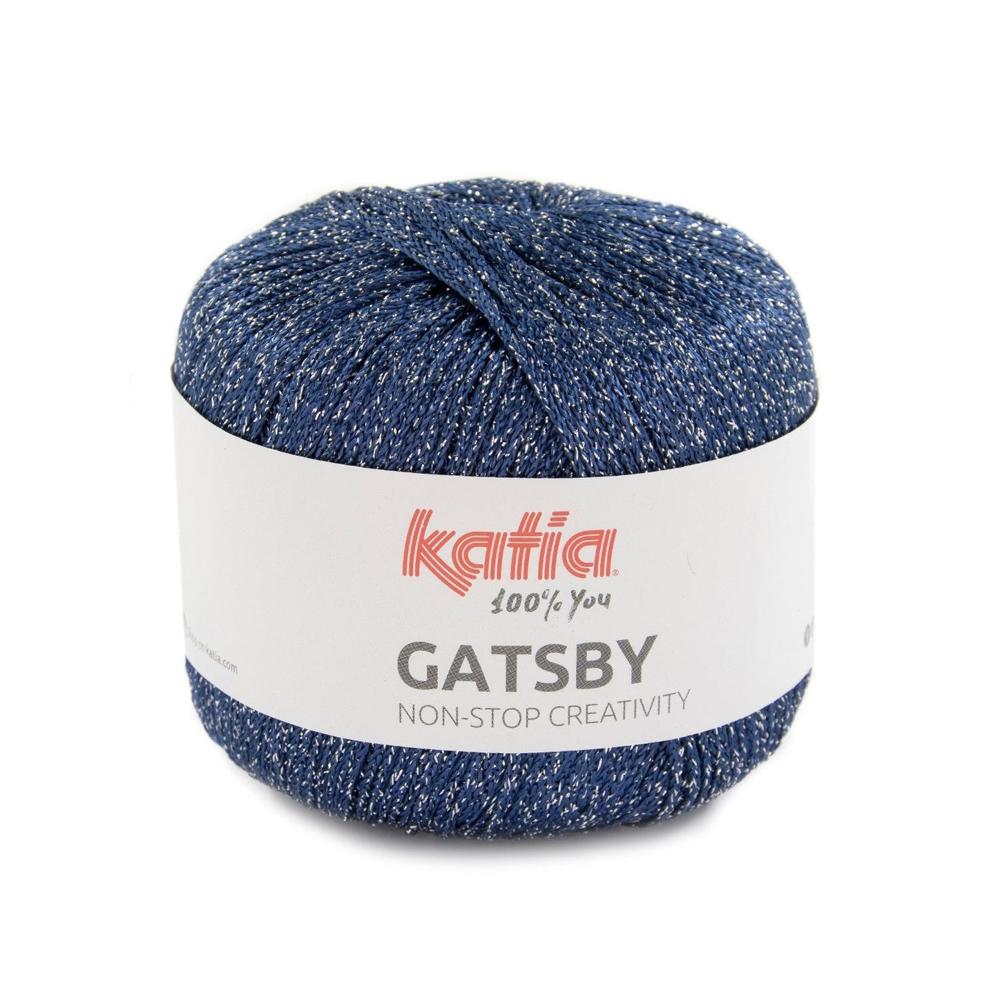 Gatsby Yarn 50G 57 Night Blue Silver