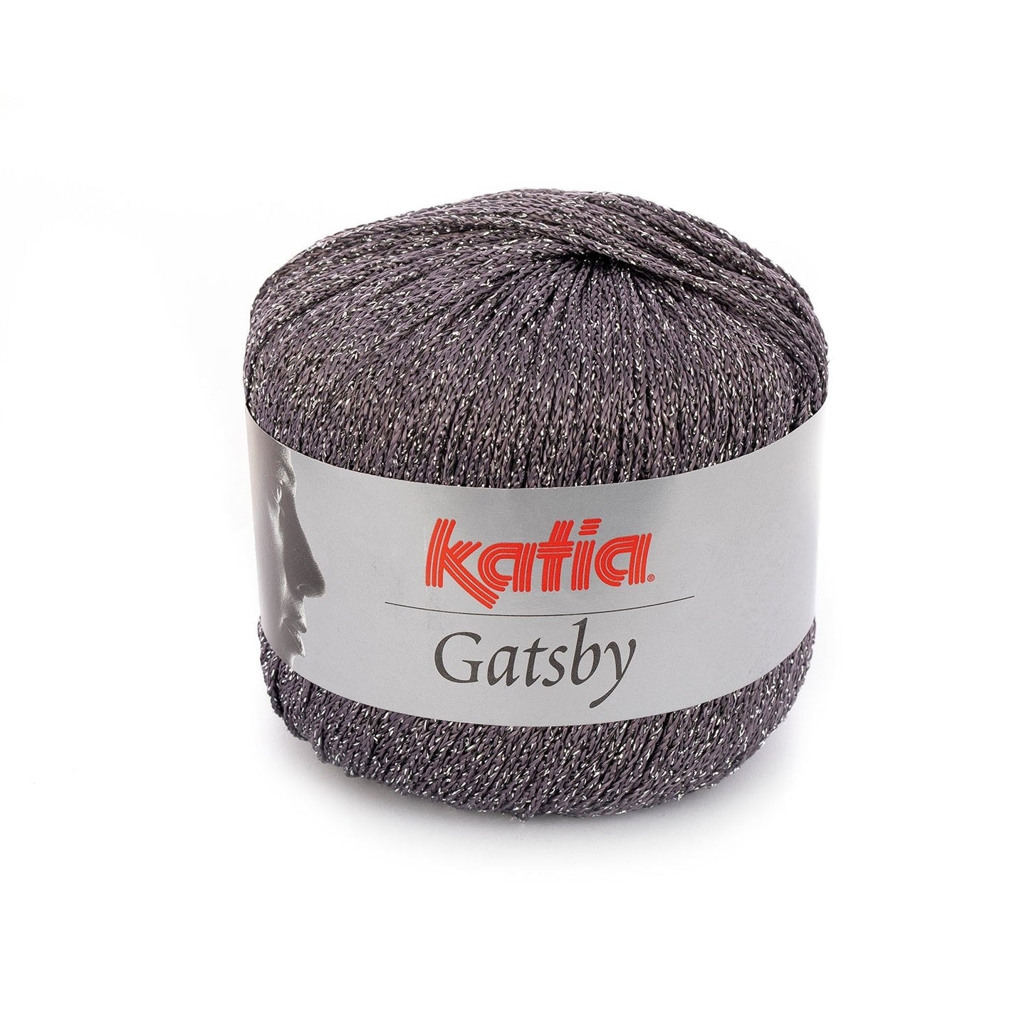 Gatsby Yarn 50G 7 Bk Grey Silver