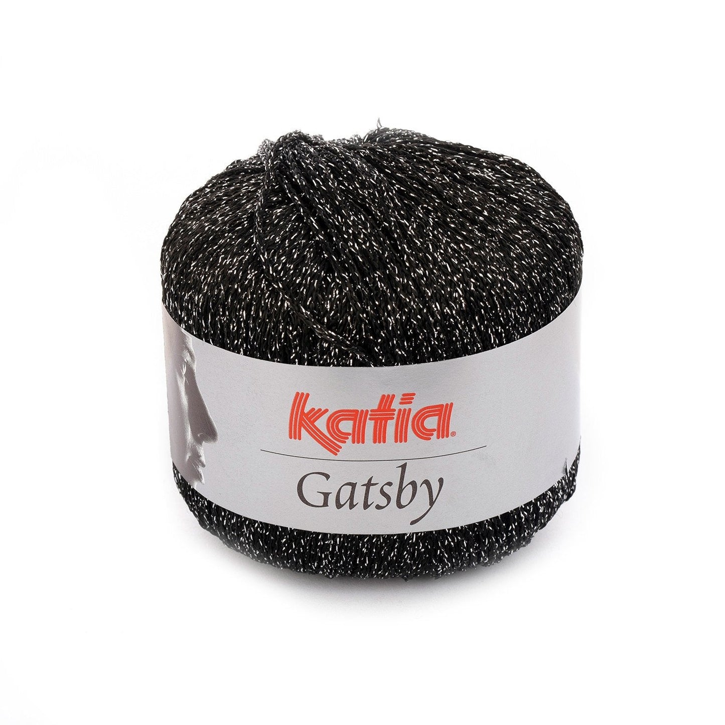 Gatsby Yarn 50G 88502 Black Silver