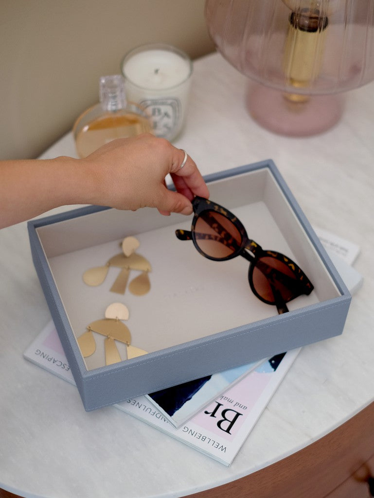 Classic Dusky Blue Chunky Jewellery Layer
