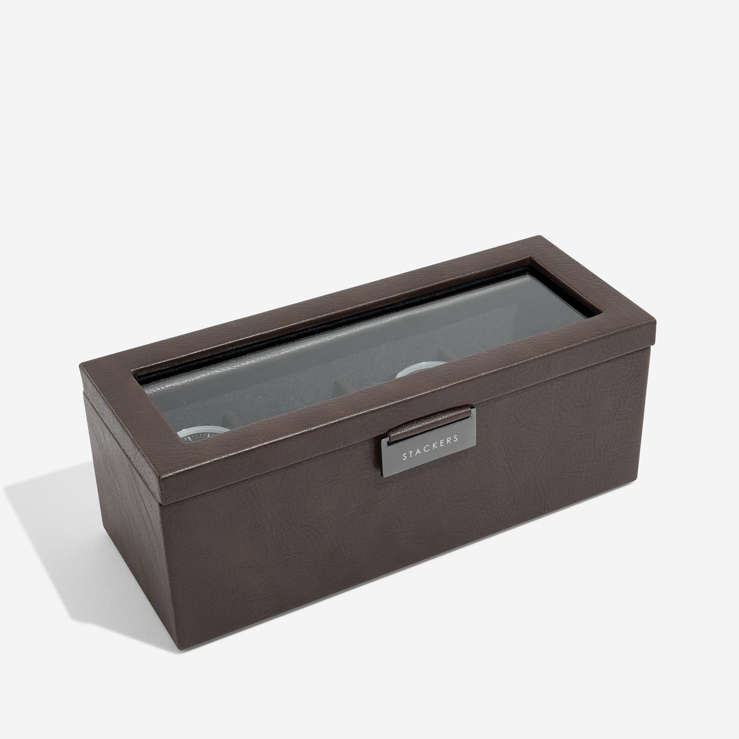 4 Piece Watch Box Brown