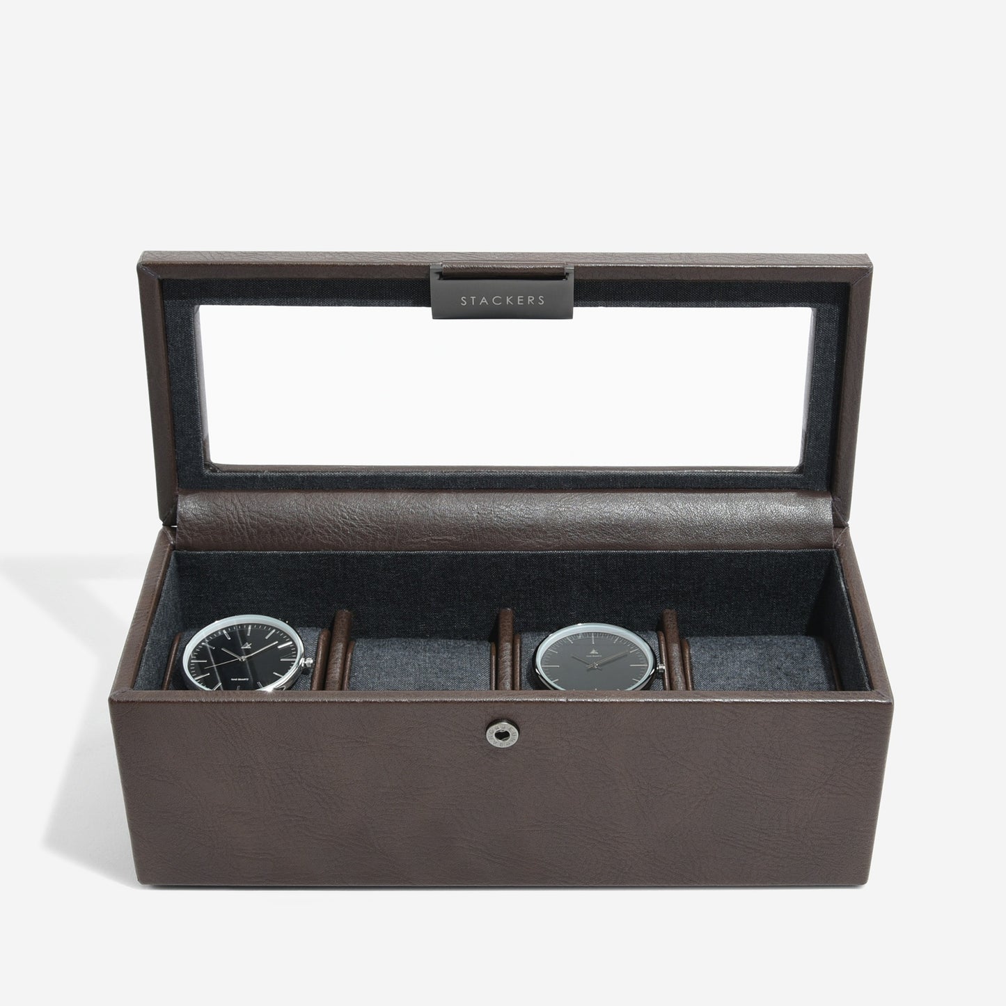 4 Piece Watch Box Brown