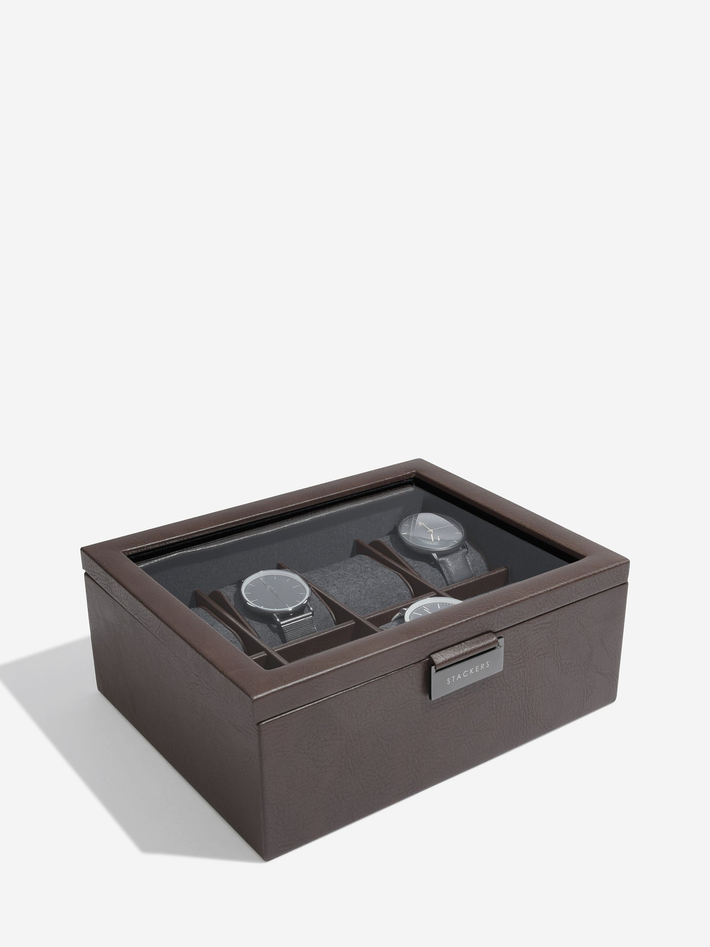 8 Piece Watch Box Brown