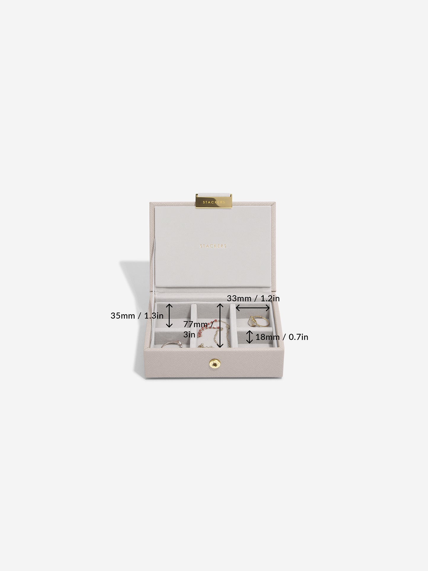 Micro Jewellery Box Taupe