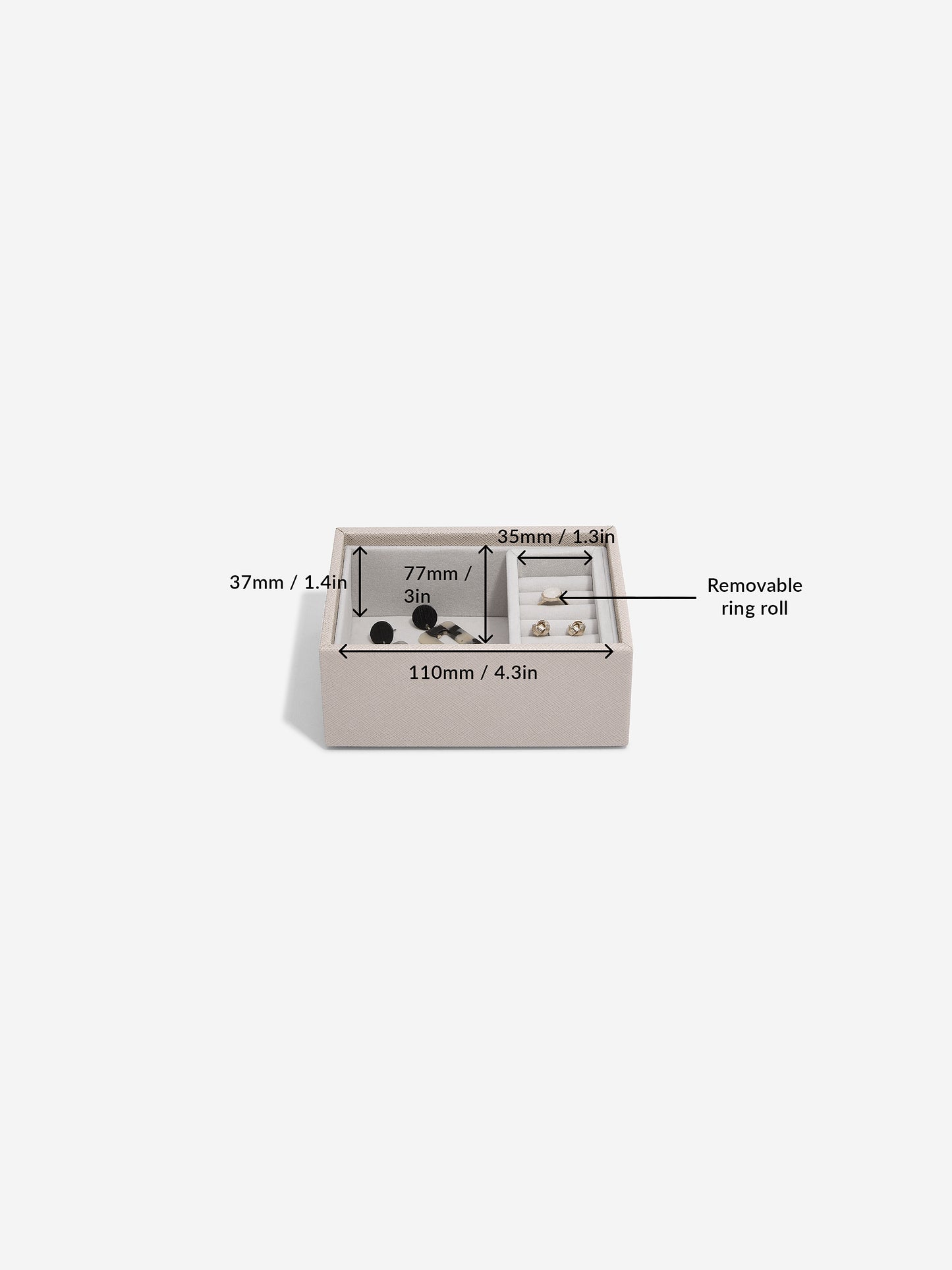 Micro Jewellery Box Taupe