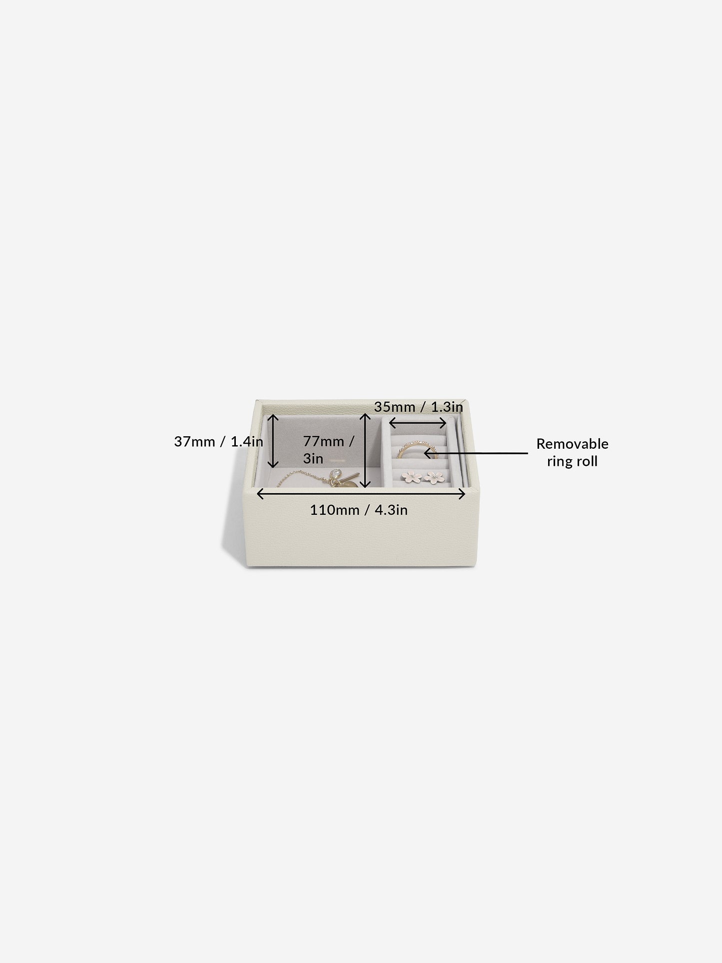 Micro Jewellery Box Oatmeal