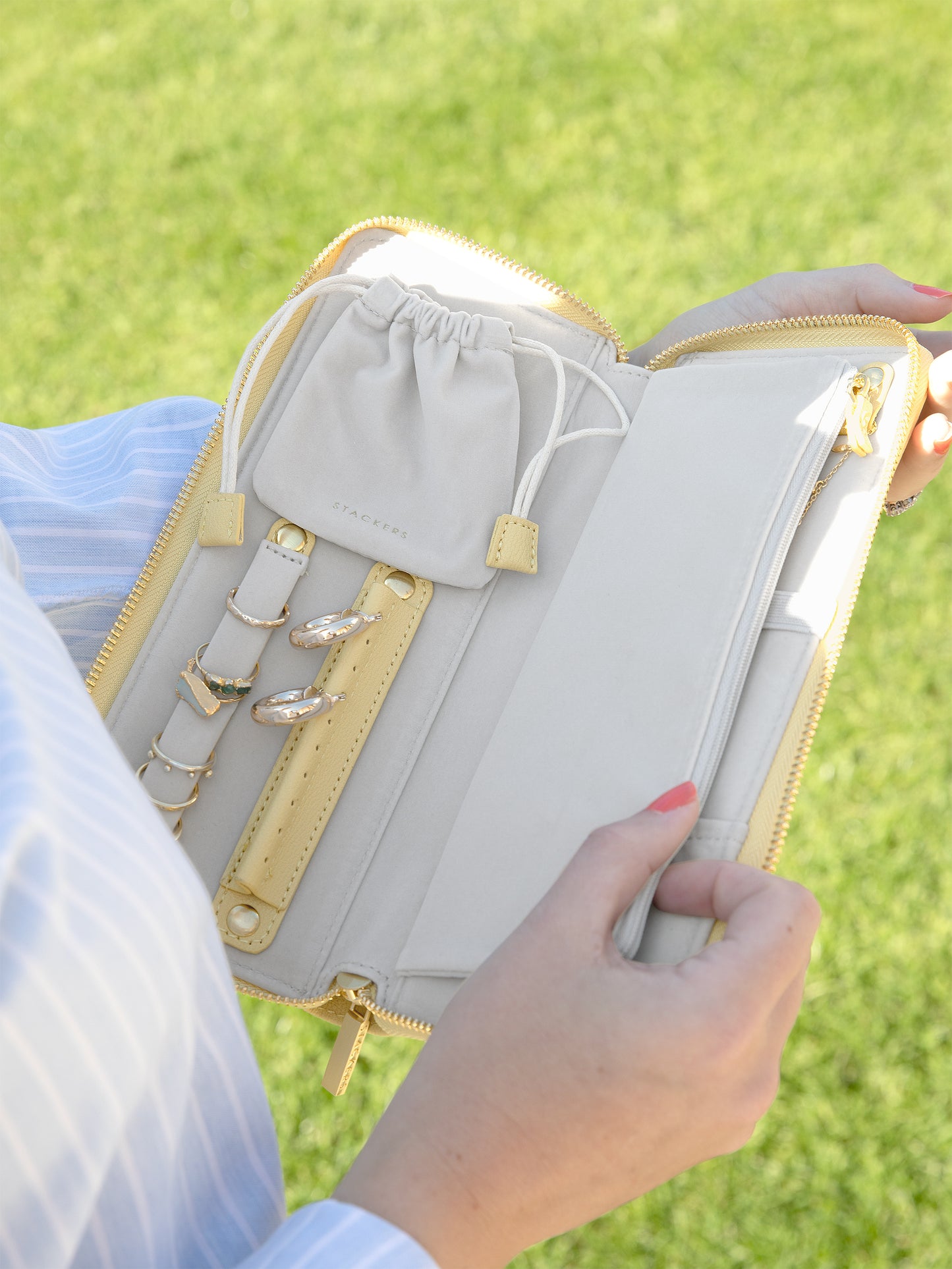 Jewellery Roll Yellow
