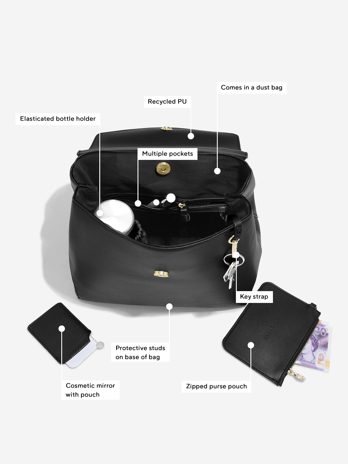 Small Backpack Black