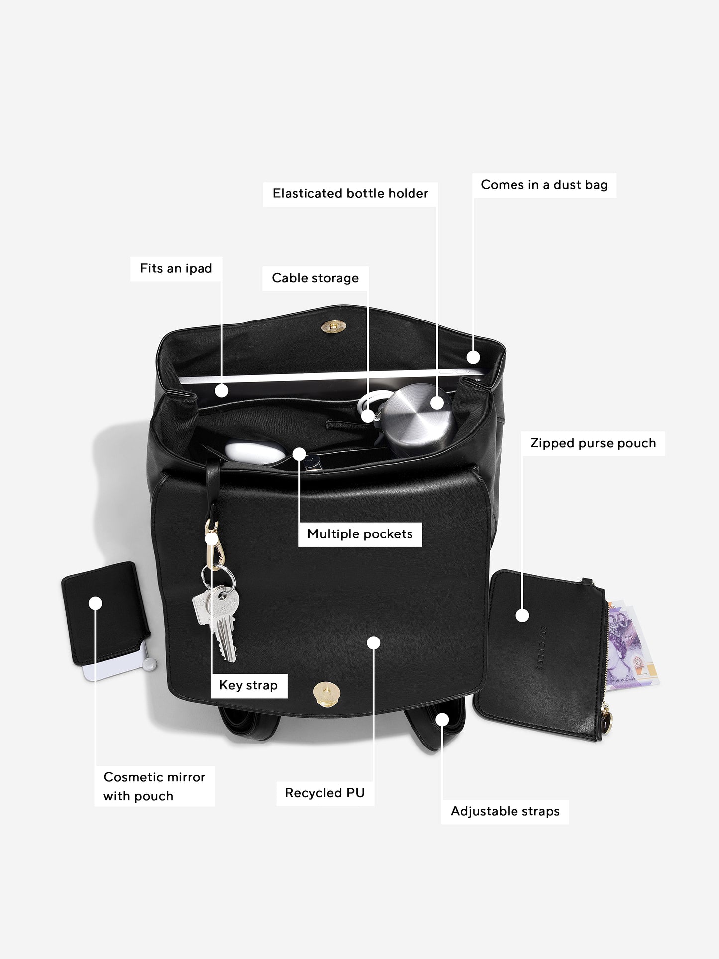 Small Backpack Black