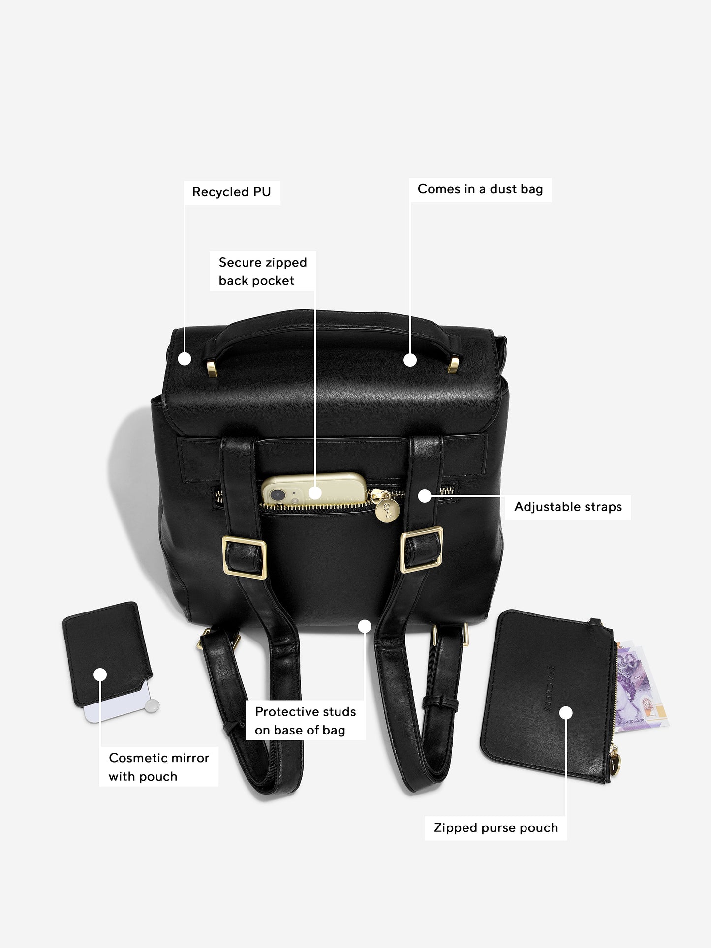 Small Backpack Black