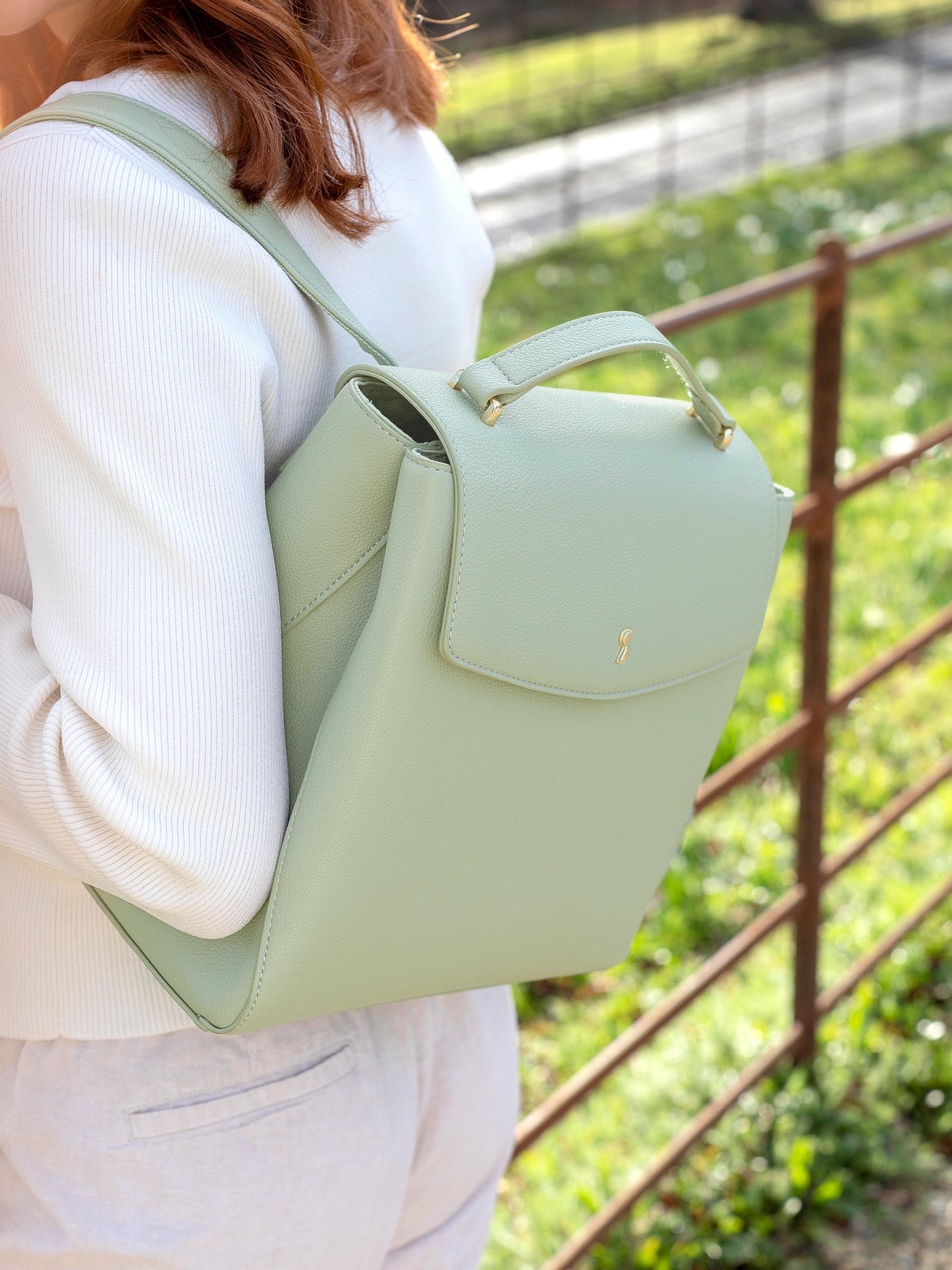Small Backpack Sage Green