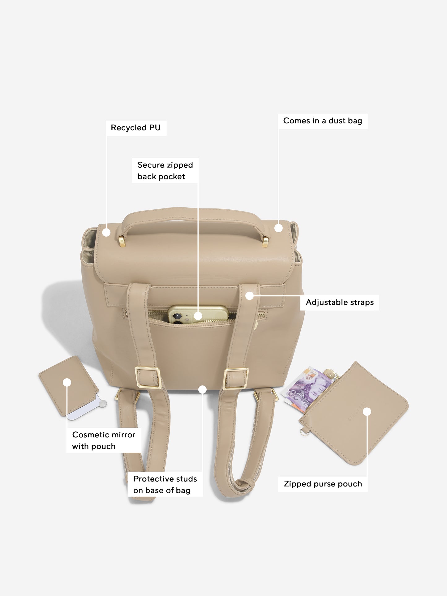 Small Backpack Camel