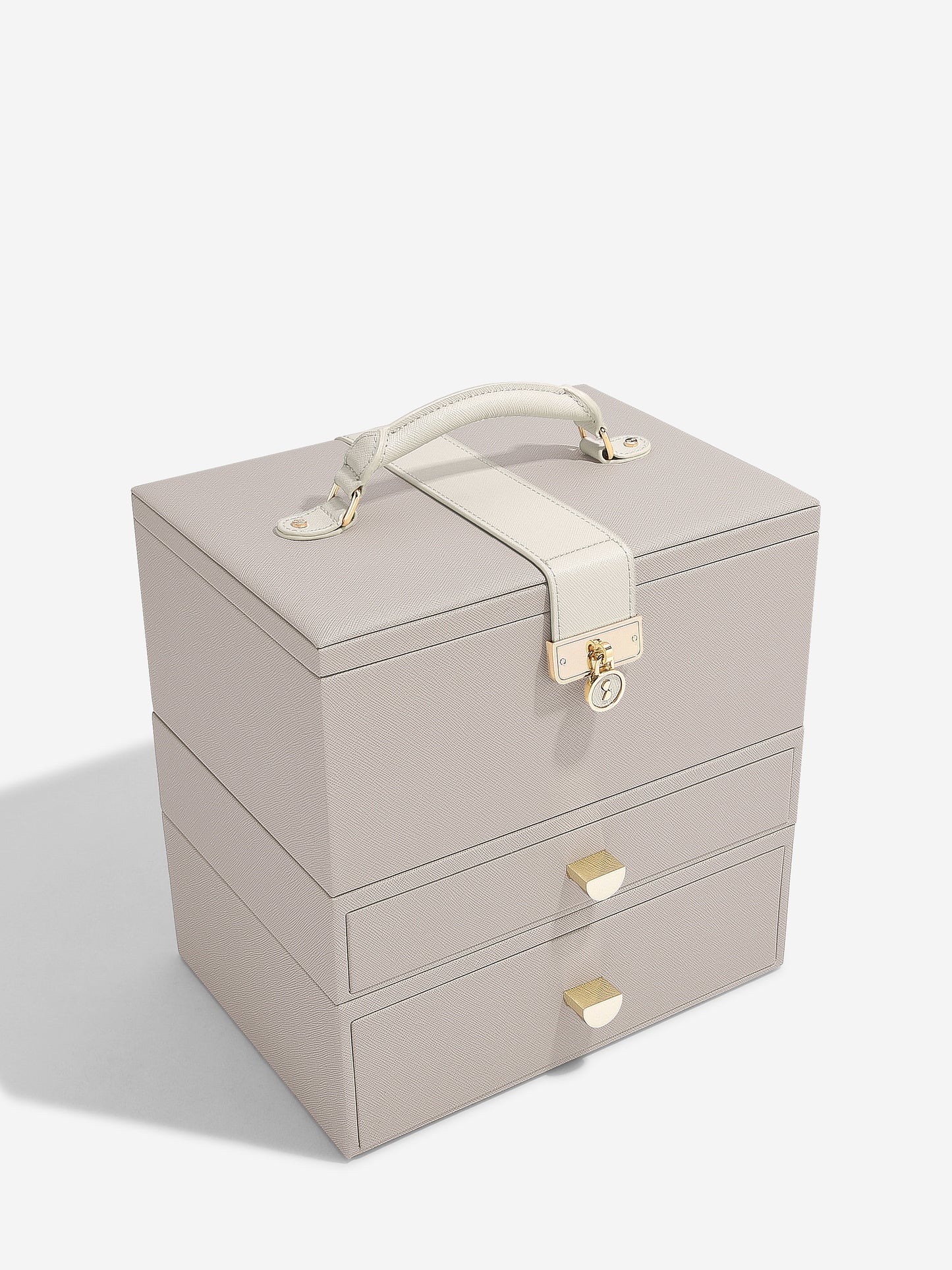 Luxury Taupe Classic Jewellery Box