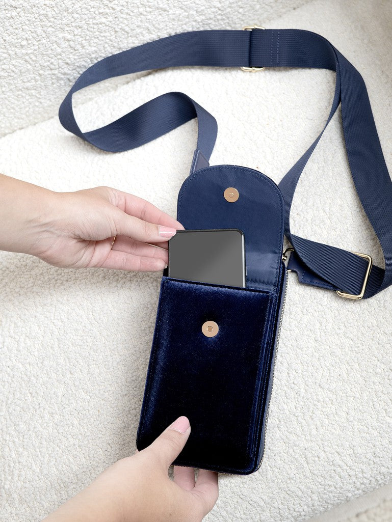 Mini Crossbody Bag Navy Blue