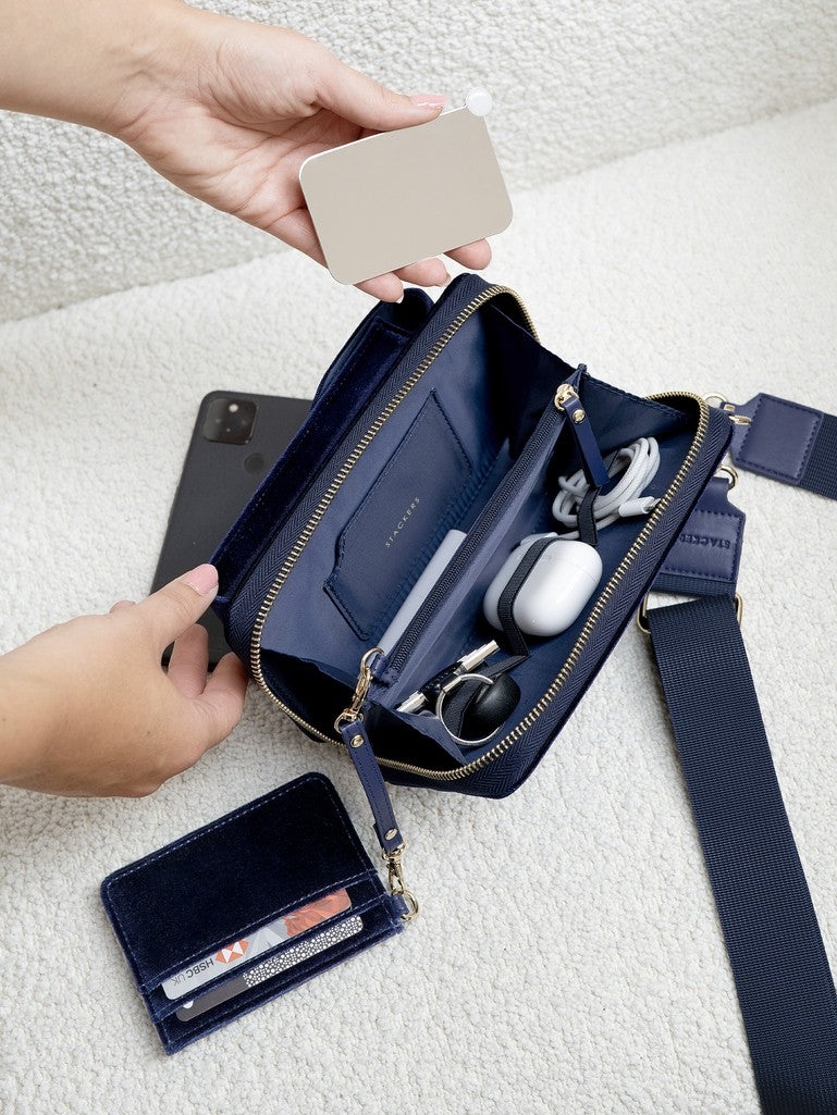 Mini Crossbody Bag Navy Blue