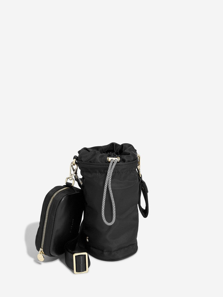 Recycled Nylon Bottle Bag Black
