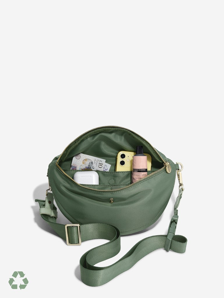 Recycled Nylon Bumbag Green