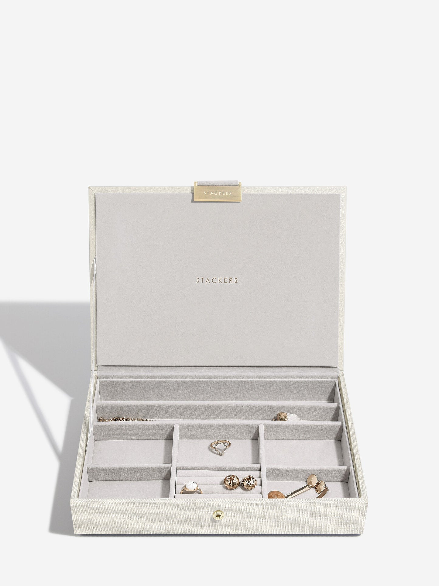 Classic Oatmeal & Linen Lid