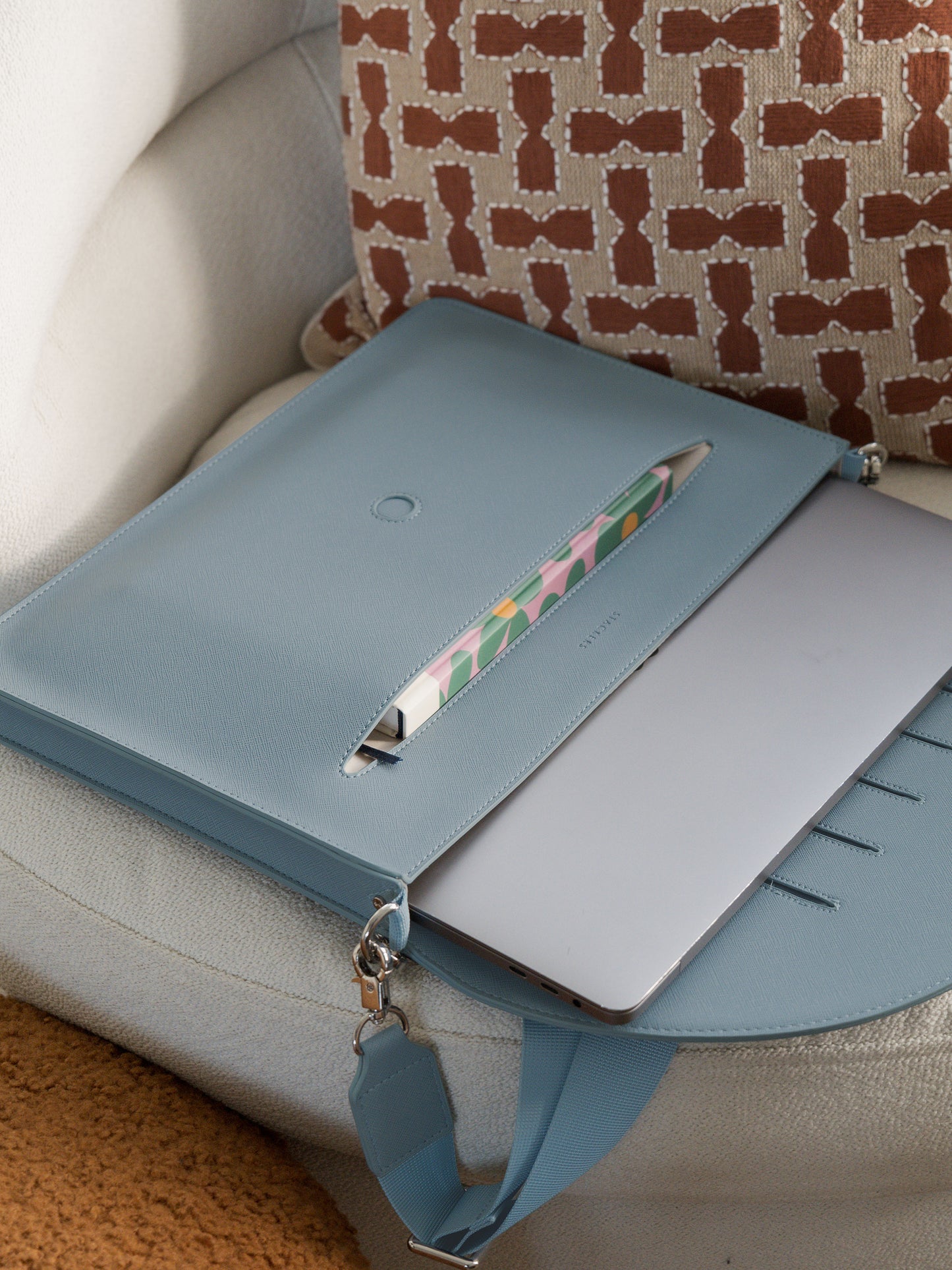 Dusky Blue Laptop Sleeve