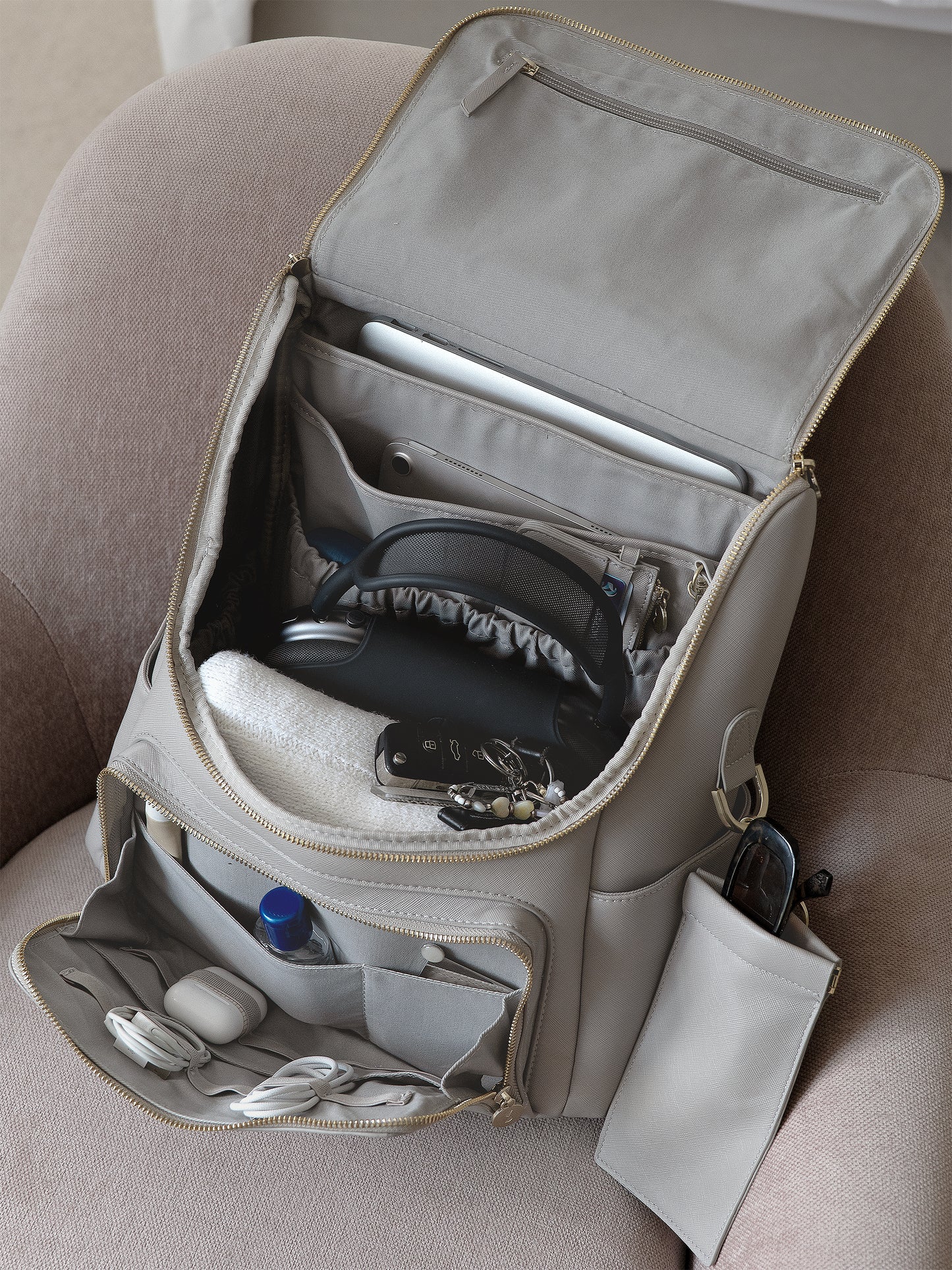 Luxury Backpack Taupe