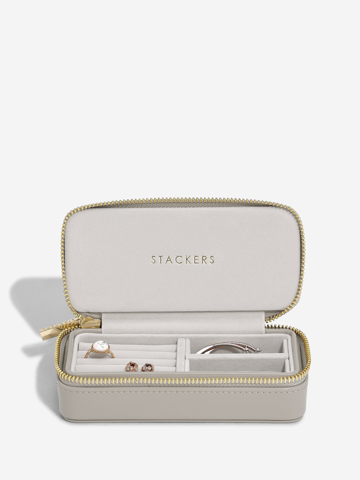 Zipped Travel Jewellery Box Patent Putty