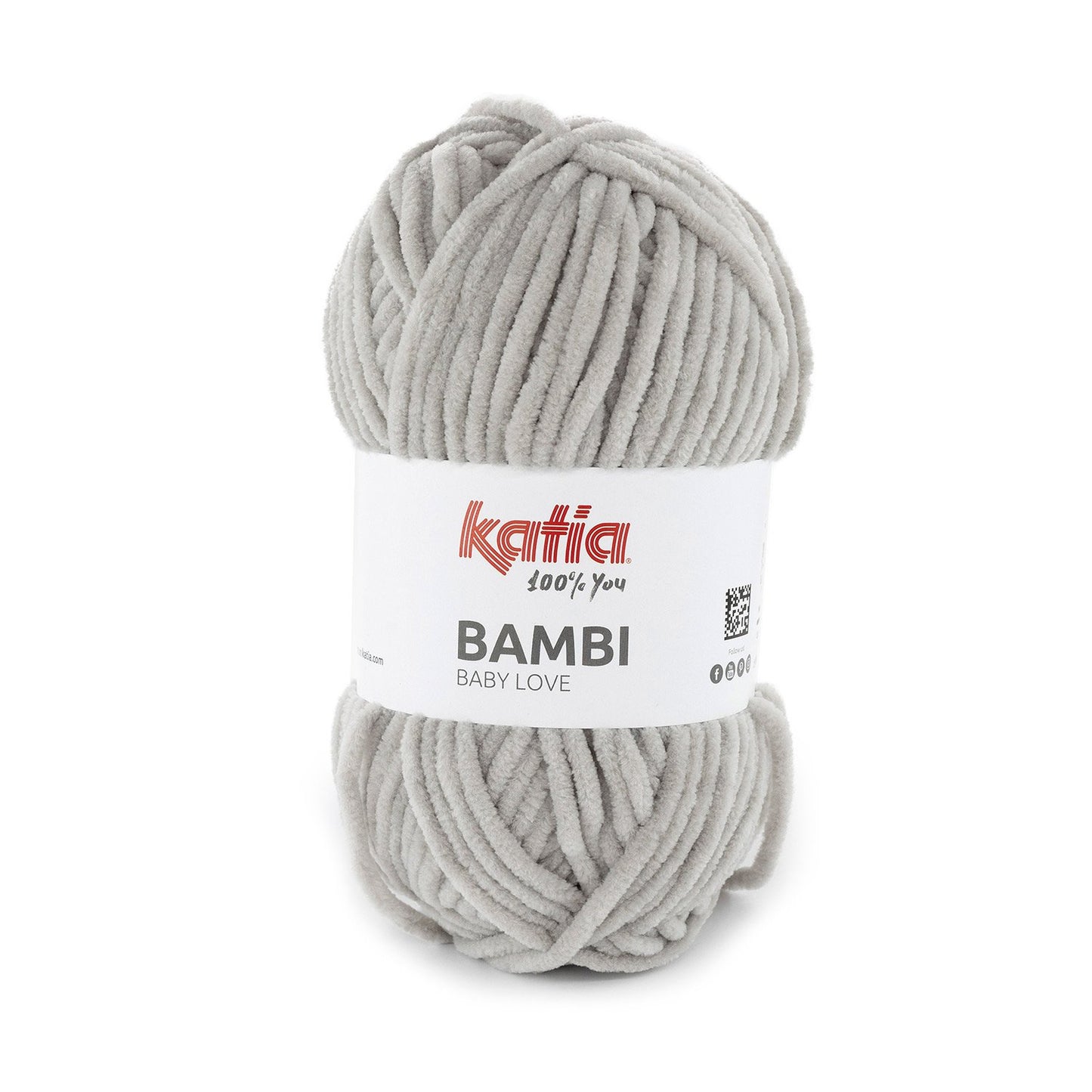Bambi Yarn 100G 344 Very Light Grey