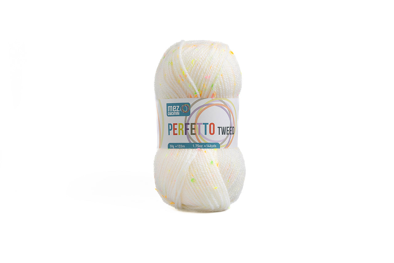 Perfetto 8330 Yarn 50G Natural Neon Tweed